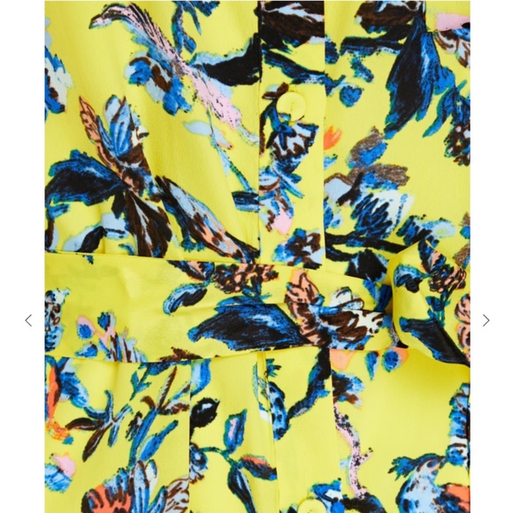 Floral-Print Crepe De Chine Silk Blended Shirt Dress from DIANE VON FURSTENBERG - Picture 7 of 13